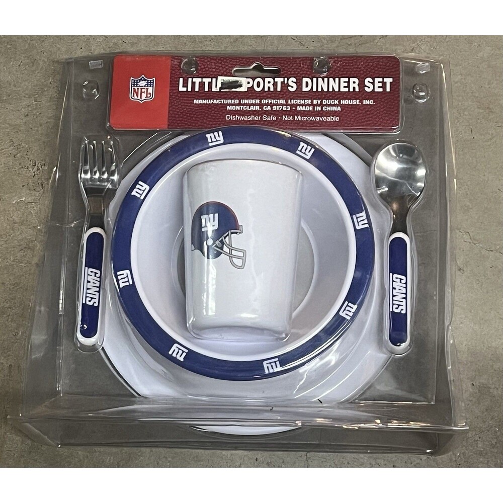 NFL New York Giants "Little Sport's Dinner Set
